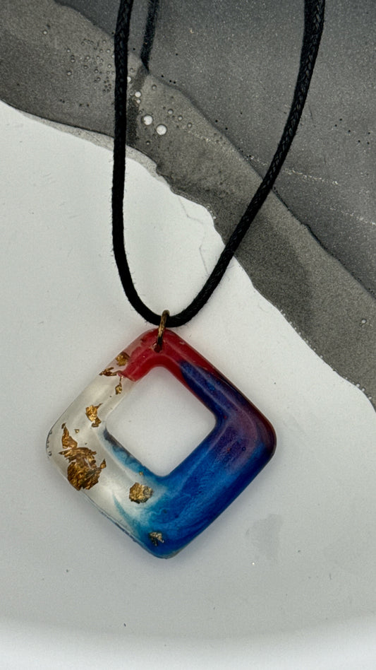 Patriotic Diamond Pendant