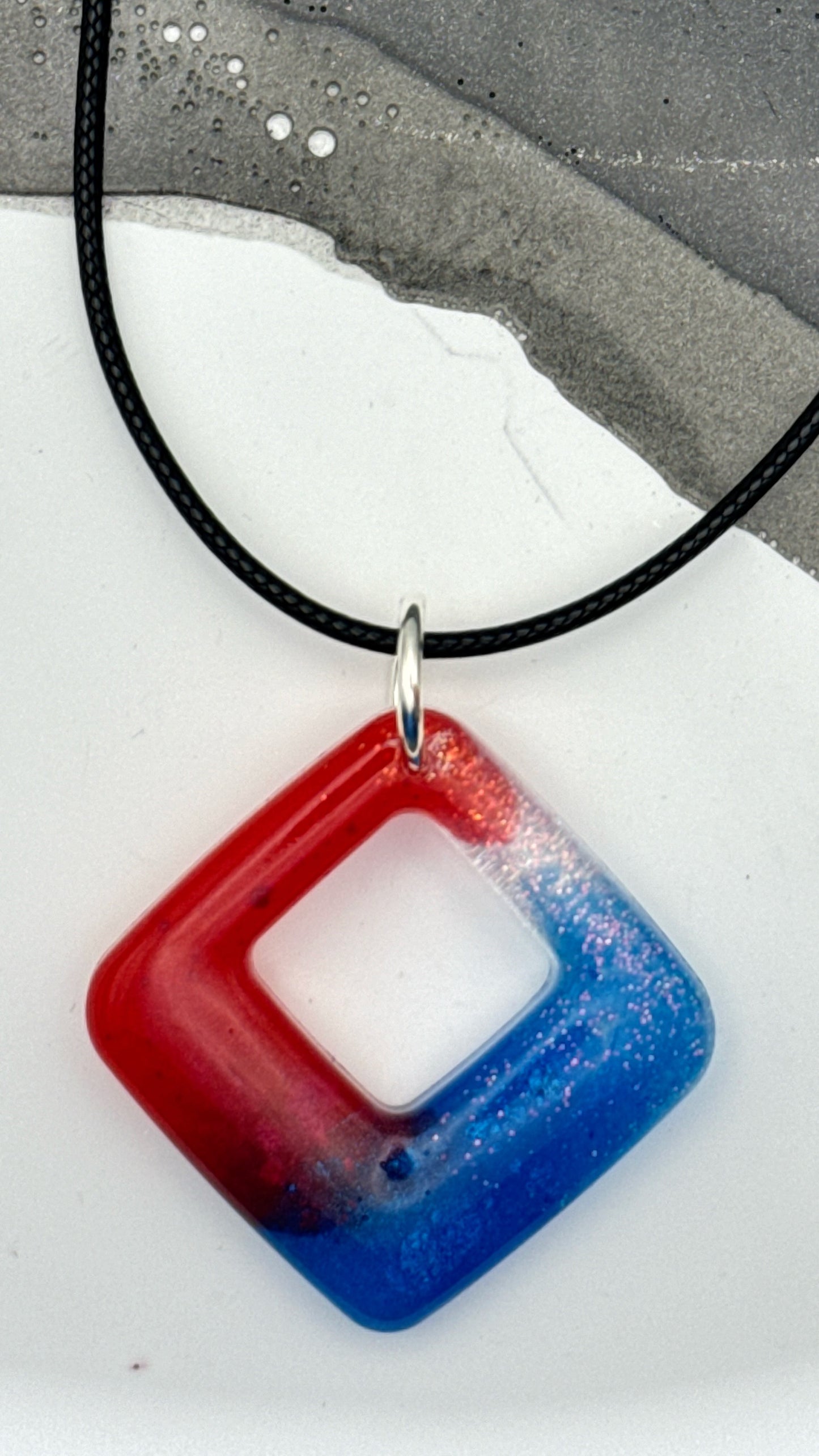 Patriotic Diamond Pendant 3