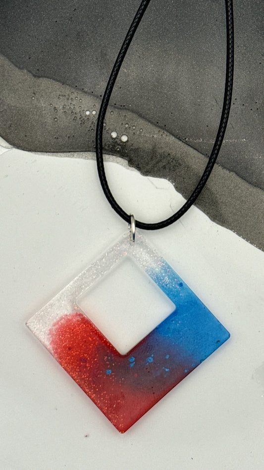 Patriotic Diamond Pendant 4