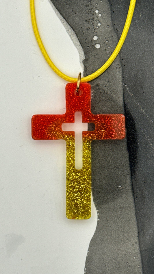 Faithful Fan Cross Pendant