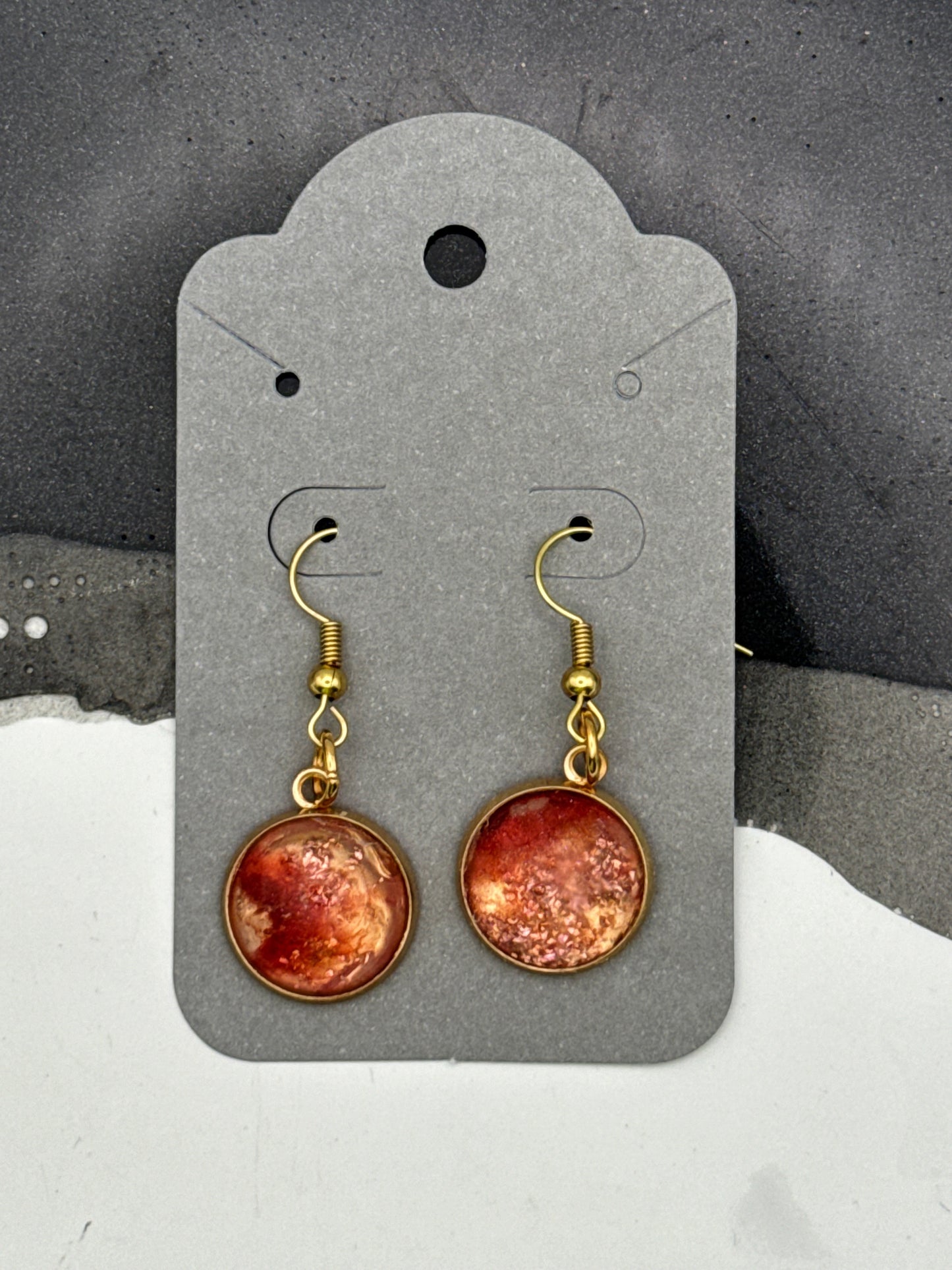Copper Horizon Drops earrings