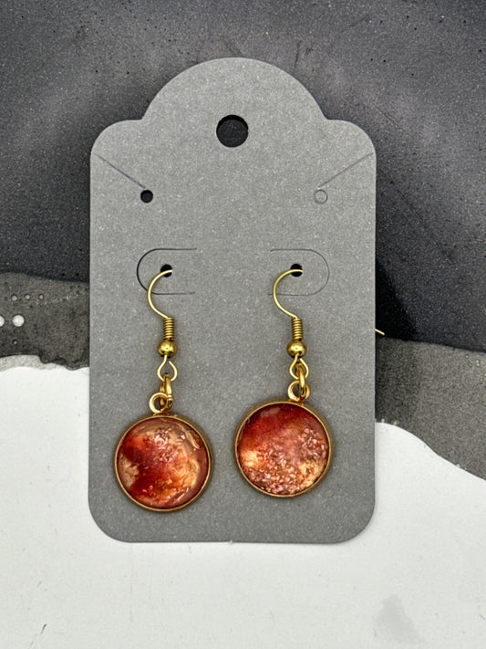 Copper Horizon Drops earrings