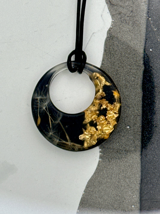 Golden Wishes pendant