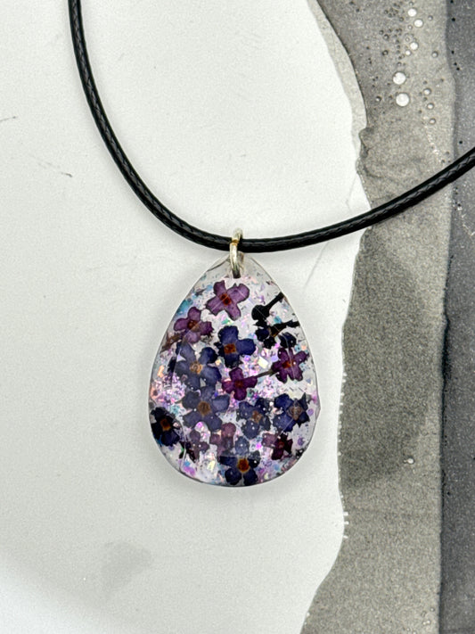 Violet Bloom Pendant