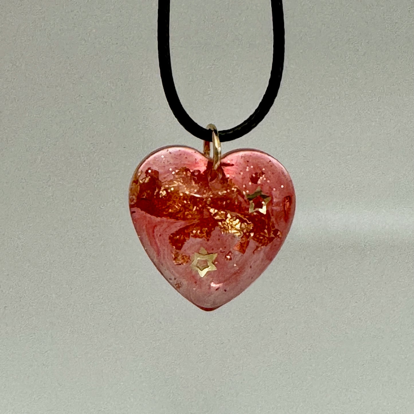 Go for the Red and Gold Heart Pendant 2