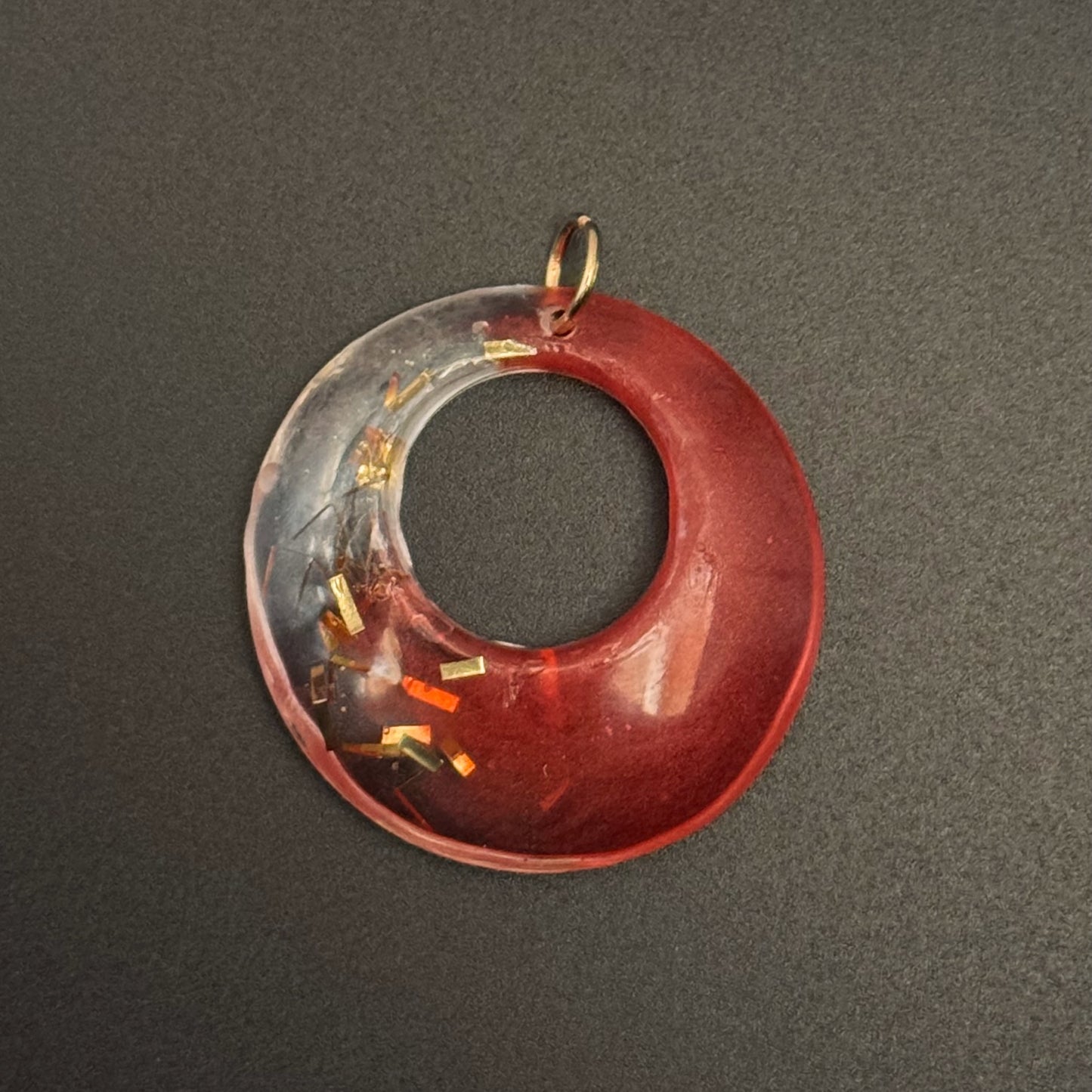 Sparkle in the Glory Red and Gold Pendant *SALE*