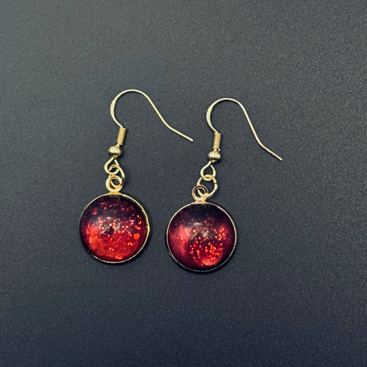 Go Big Red Earrings