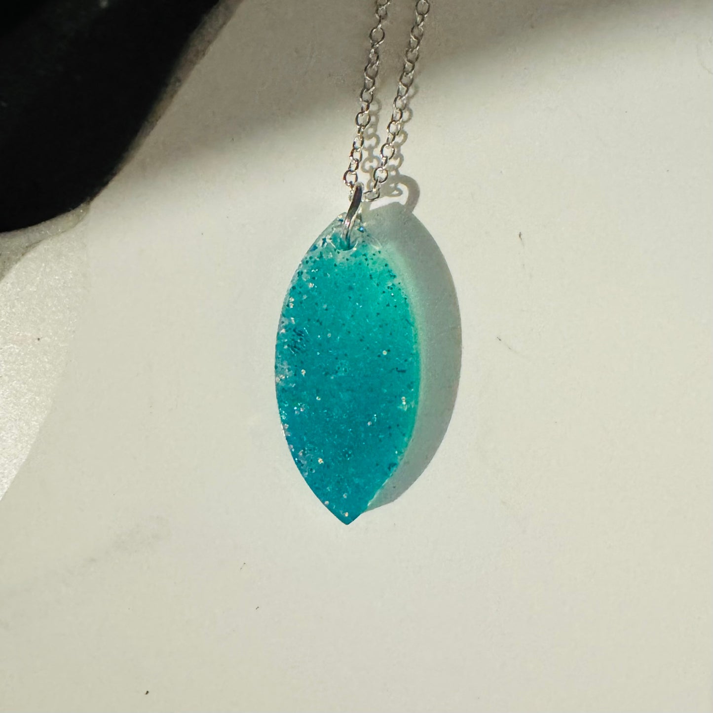 Aqua Petal pendant