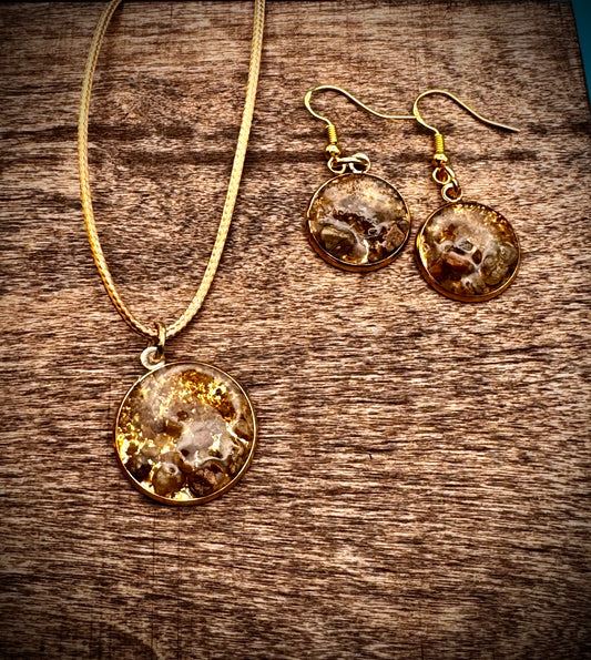 Kaw River Earring & Necklace Set