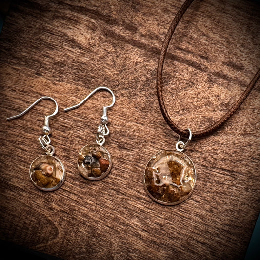 Kaw River Earring & Necklace Set