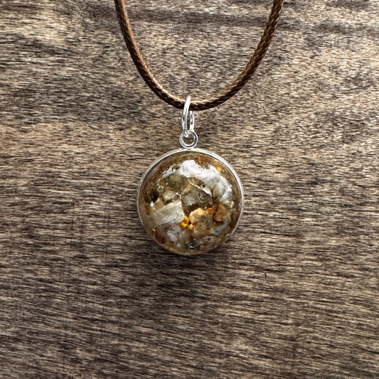 Kaw River Sphere Necklace