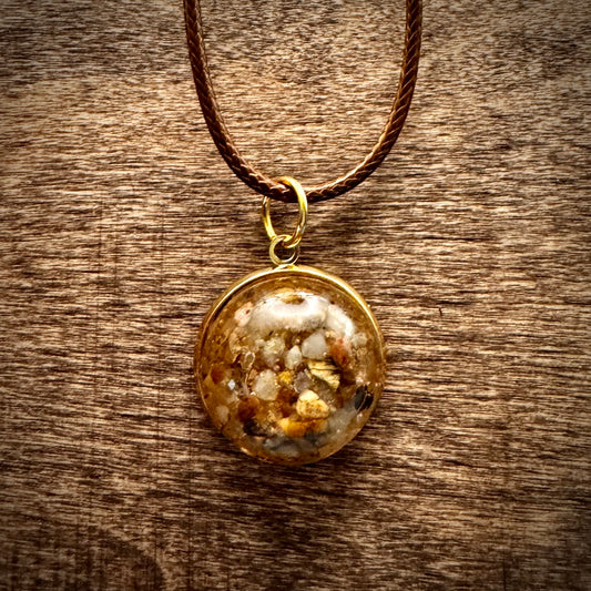 Kaw River Sphere Necklace