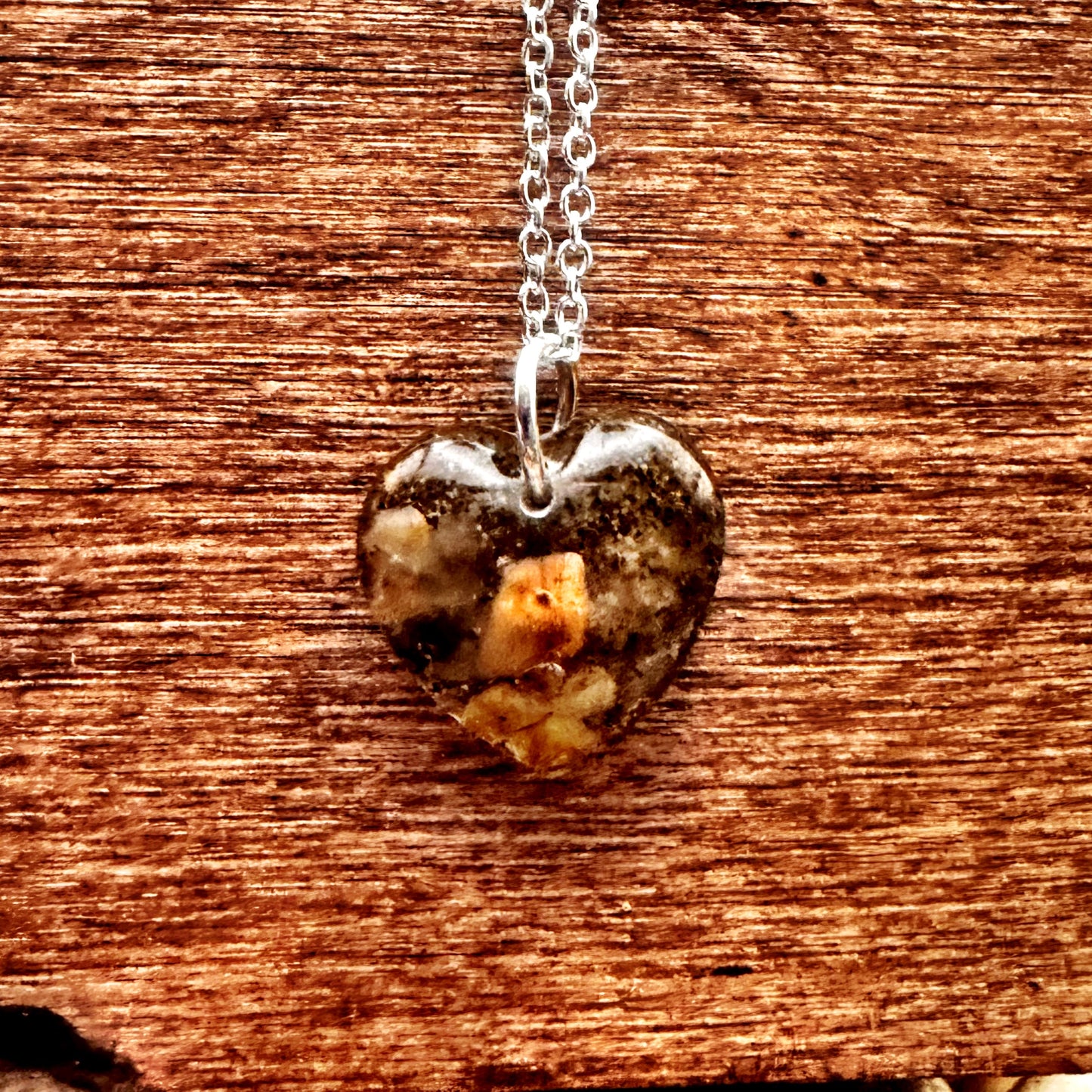 Missouri River Keepsake Heart Pendant