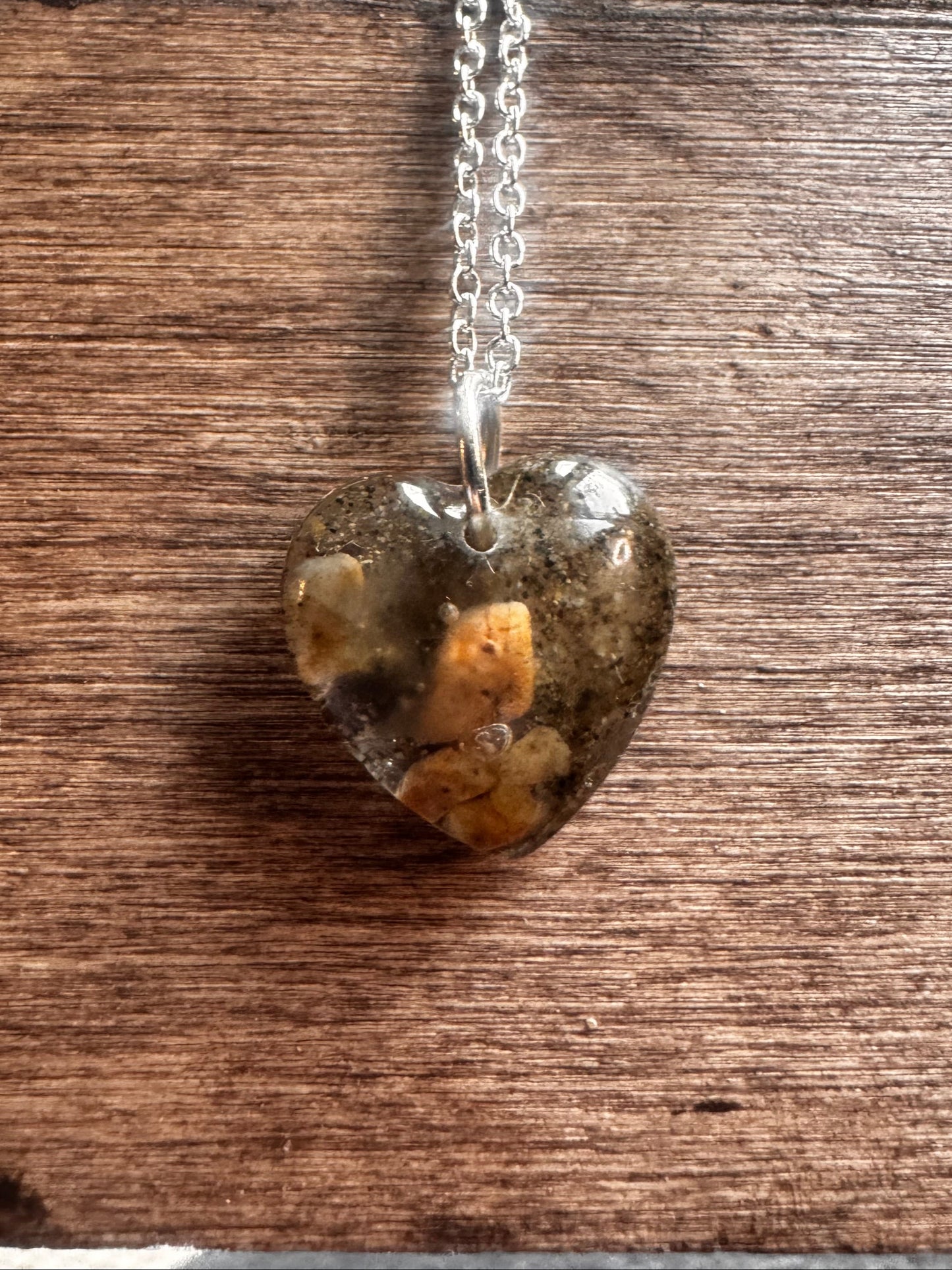 Missouri River Keepsake Heart Pendant