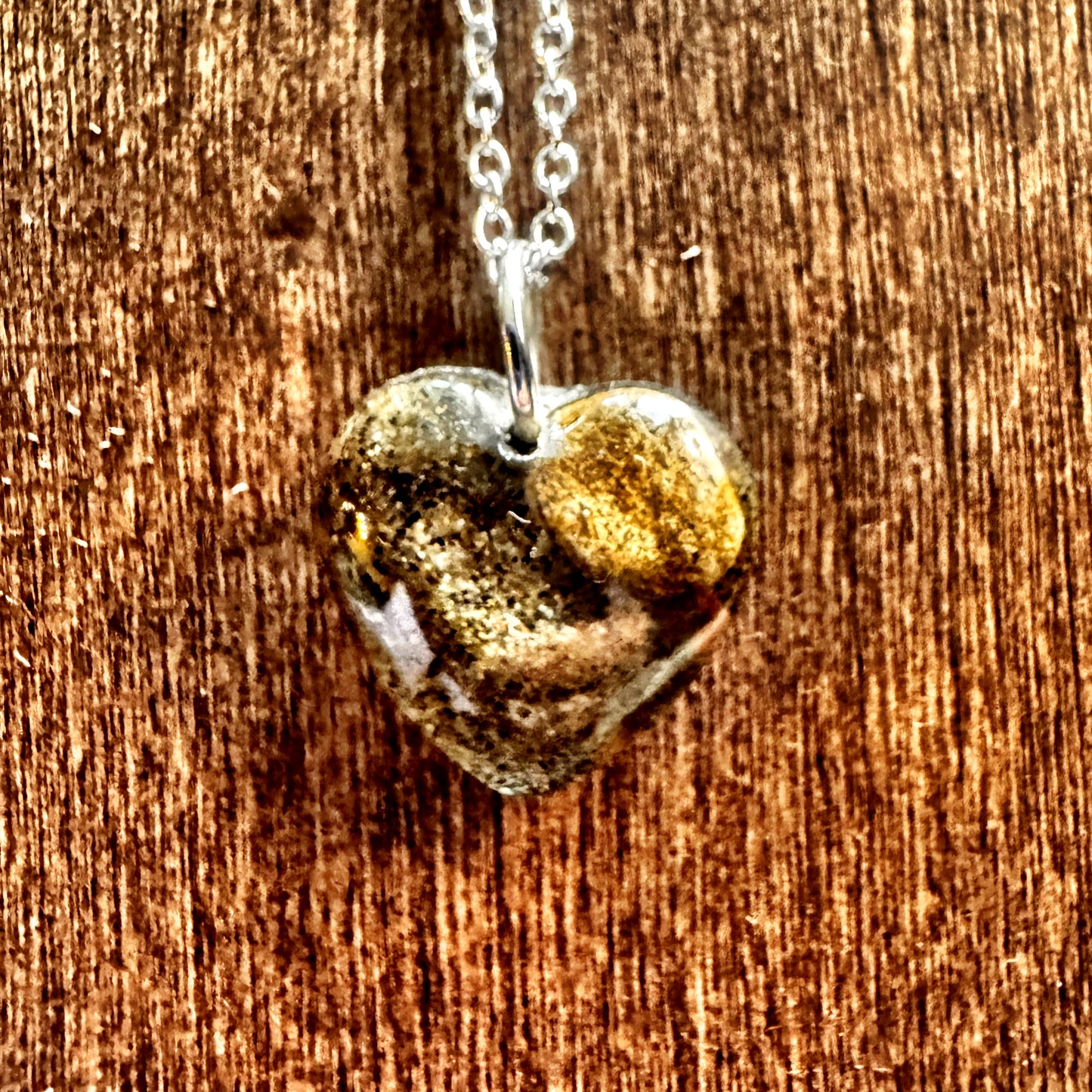 Missouri River Keepsake  Heart Pendant