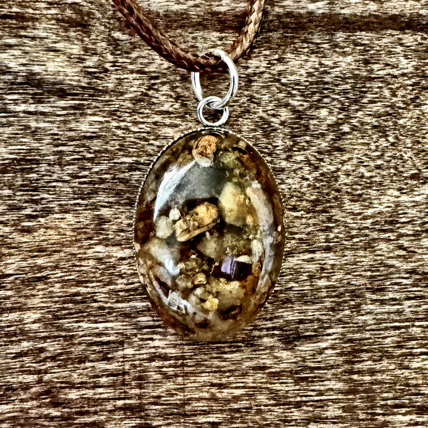 Kaw River Oval Necklace